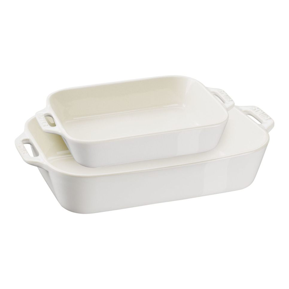 Rektangulära ugnsformar, 2-pack, 20x16cm och 27x20cm - Staub i gruppen Matlagning / Formar & Kantiner / Ugnsformar hos The Kitchen Lab (1418-28368)