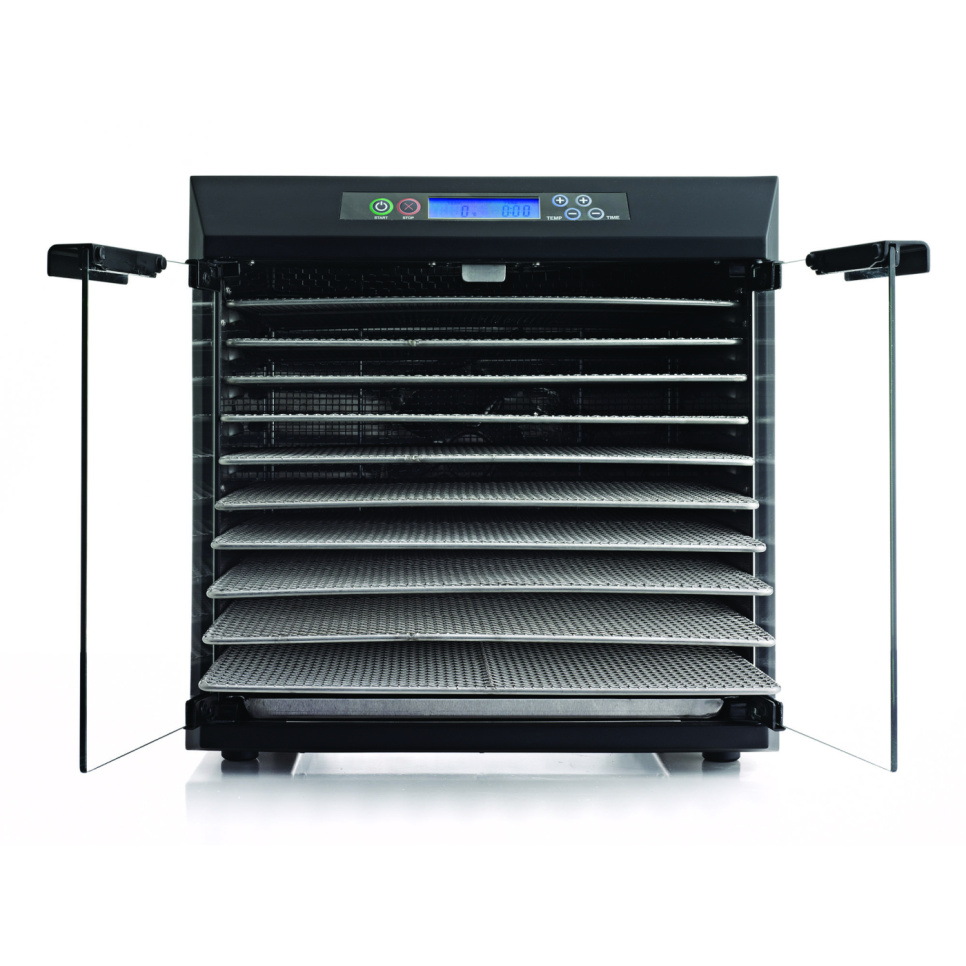 Torkskåp i rostfritt stål PRO EXC10EL, 10 brickor - Excalibur