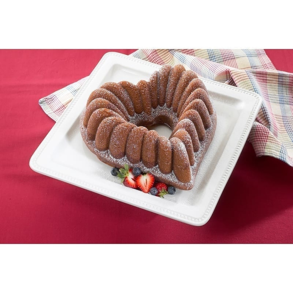Bakform, Elegant Heart Bundt - Nordic Ware