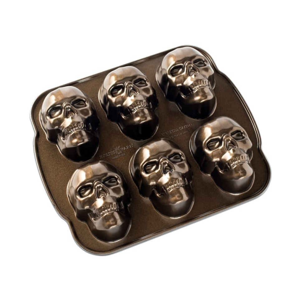 Bakform Skull Cakelet - Nordic Ware i gruppen Bakning / Bakformar / Kakformar hos The Kitchen Lab (1422-14040)