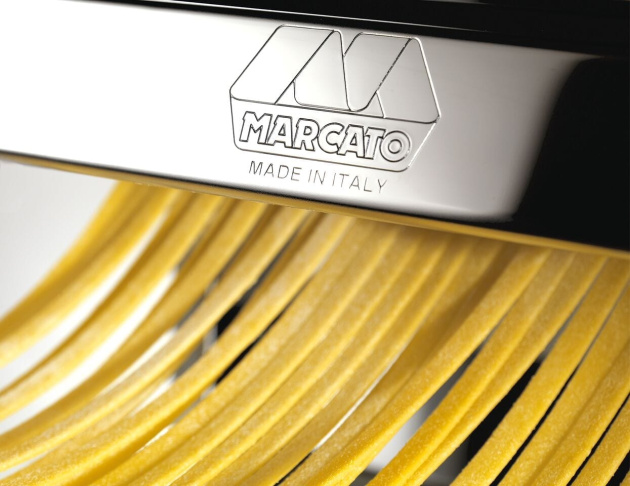 Marcato Atlas 180 Slide – Machine à Pâtes Manuelle En Acier, Épaisseurs Réglables, Pâtes Fraîches Maison Faciles