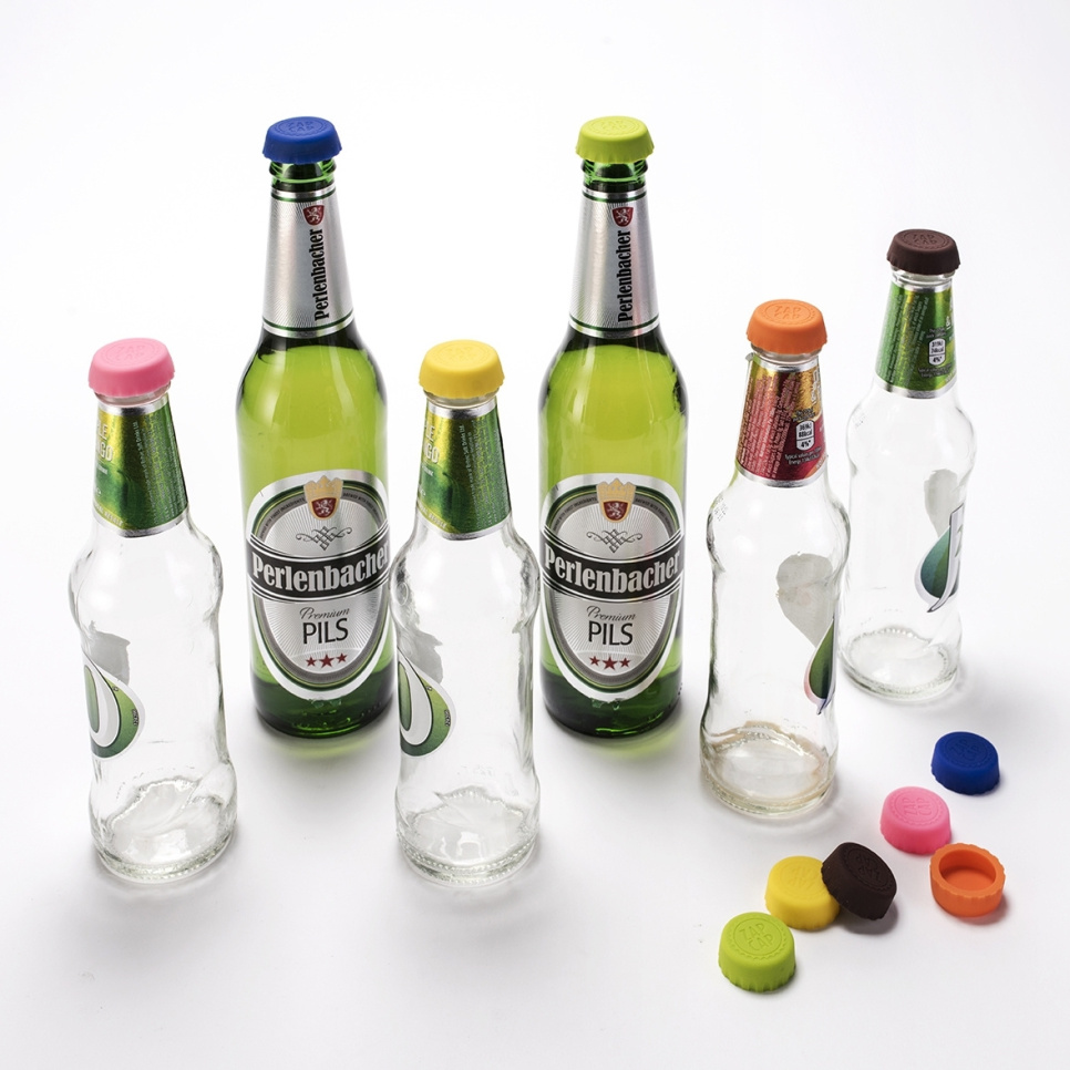 Kapsyler i Silikon, 6-pack - Cellardine i gruppen Bar & Vin / Vintillbehör / Förslutare hos KitchenLab (1422-27560)