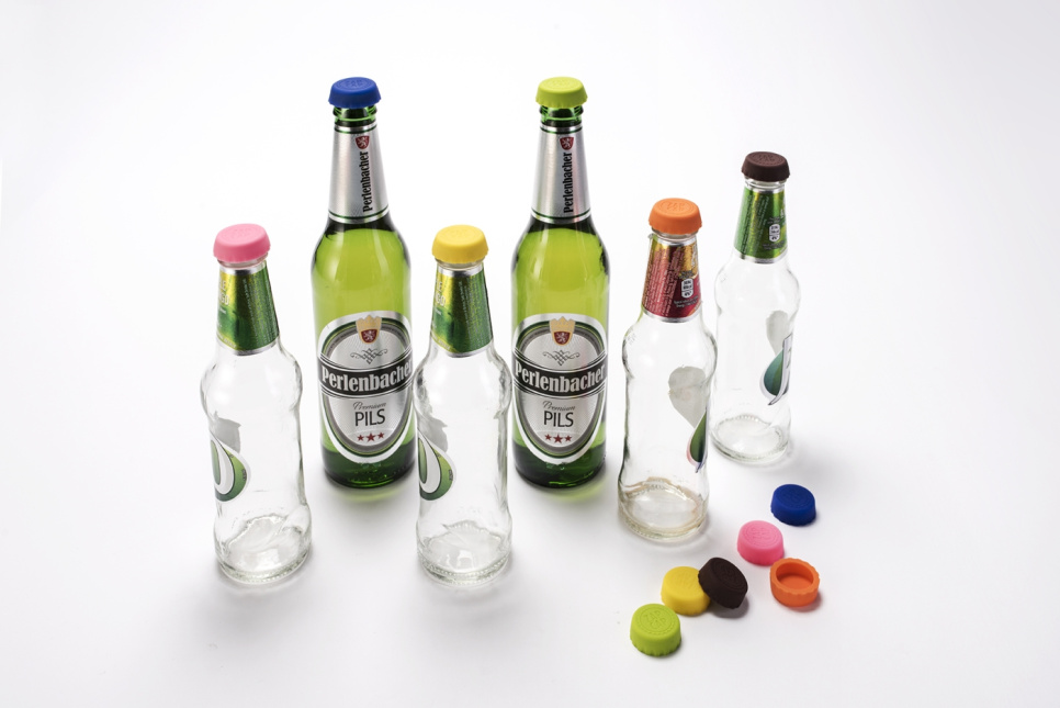 Kapsyler i silikon, 6-pack - Cellardine
