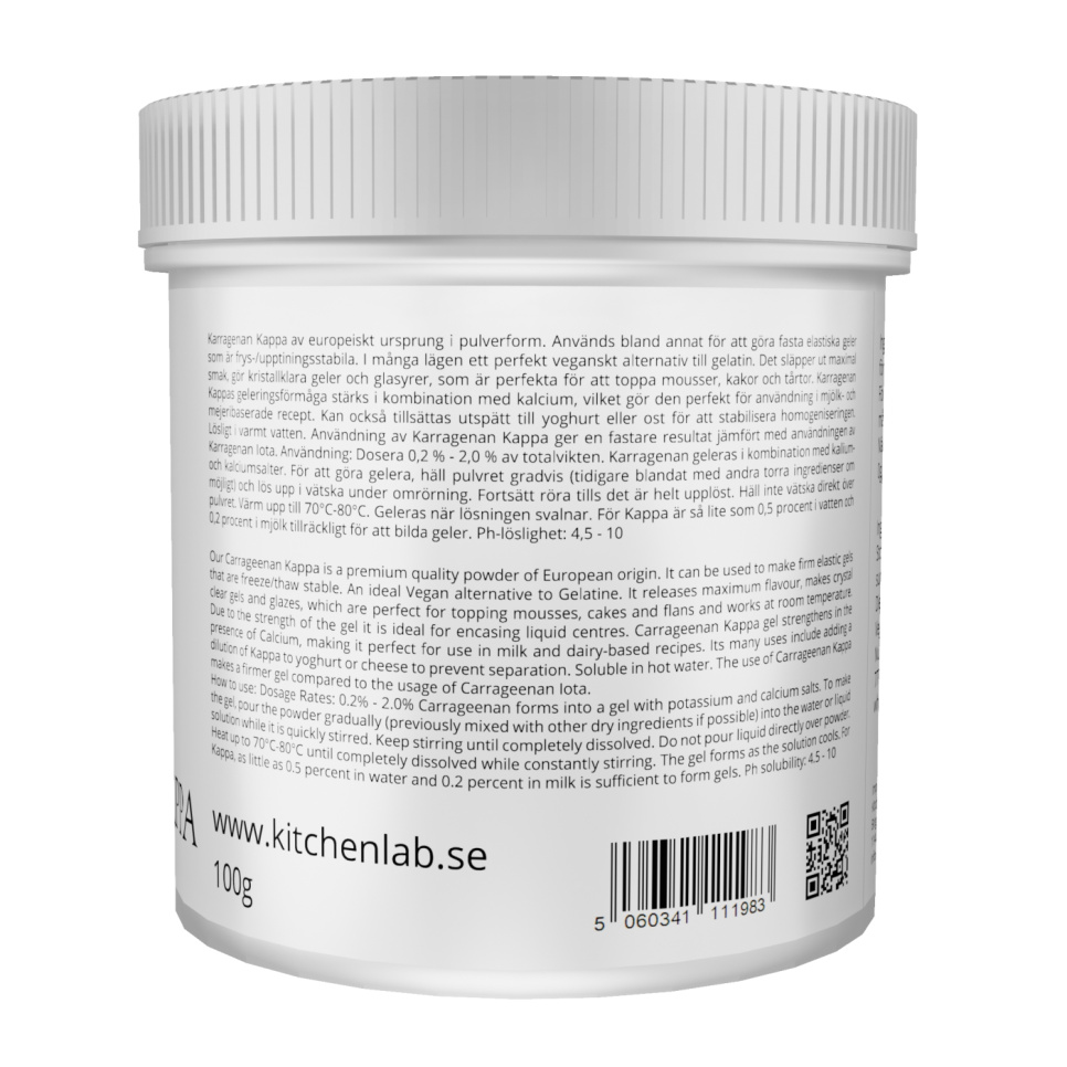 Karragenan Kappa (E407) - The Kitchen Lab