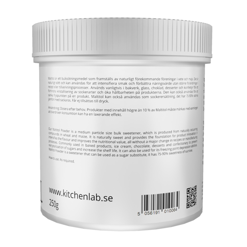 Maltitol (E965) - The Kitchen Lab - 250 g