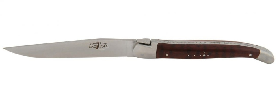 Två knivar, Handtag av Snakewood, blank, Tradition - Forge de Laguiole