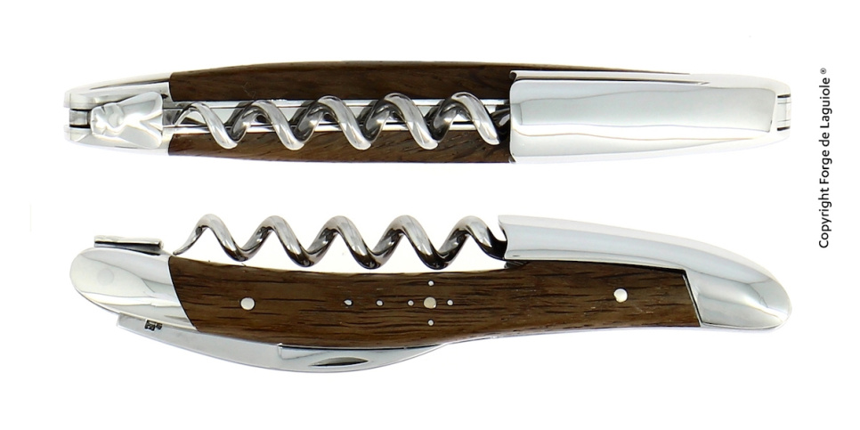 Sommelierkniv av Förstenad Ek, blank, Tradition - Forge de Laguiole i gruppen Bar & Vin / Vintillbehör / Kyparknivar & Vinöppnare hos KitchenLab (1446-32966)