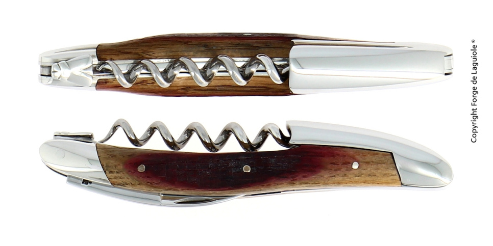 Sommelierkniv av Trä från Ekfat, blank, Tradition - Forge de Laguiole i gruppen Bar & Vin / Vintillbehör / Kyparknivar & Vinöppnare hos The Kitchen Lab (1446-32974)