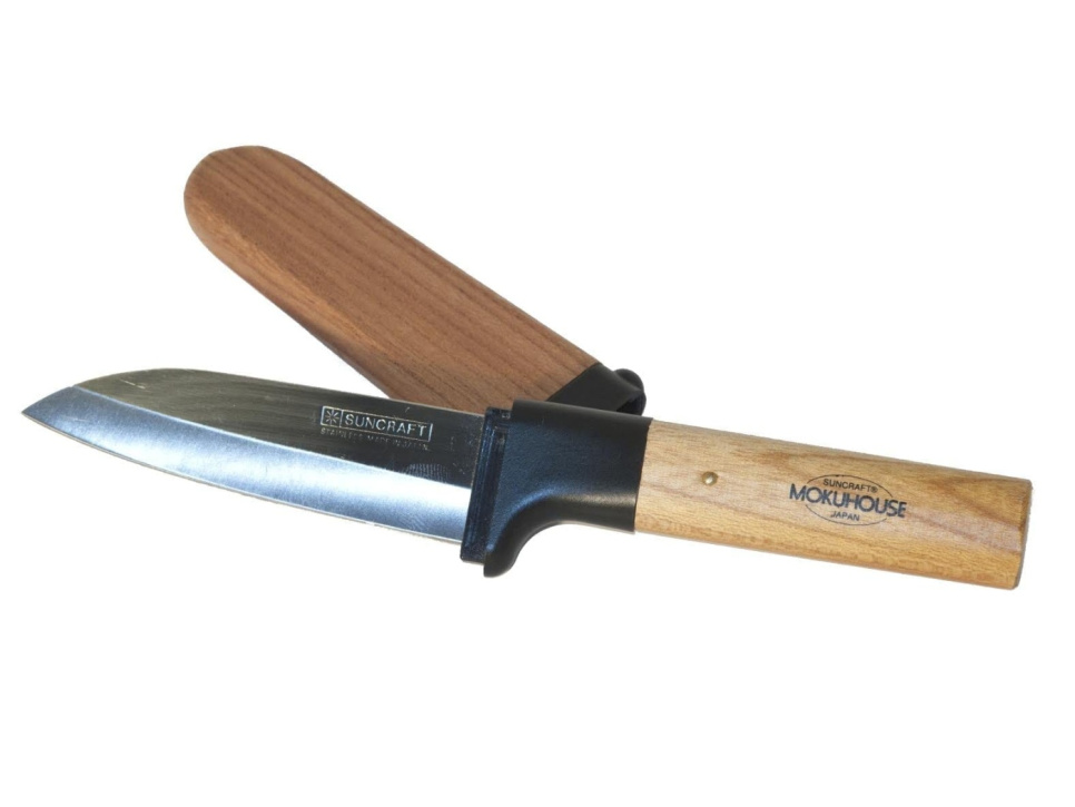 Fruktkniv Premium, 7cm, ljust trä - Suncraft