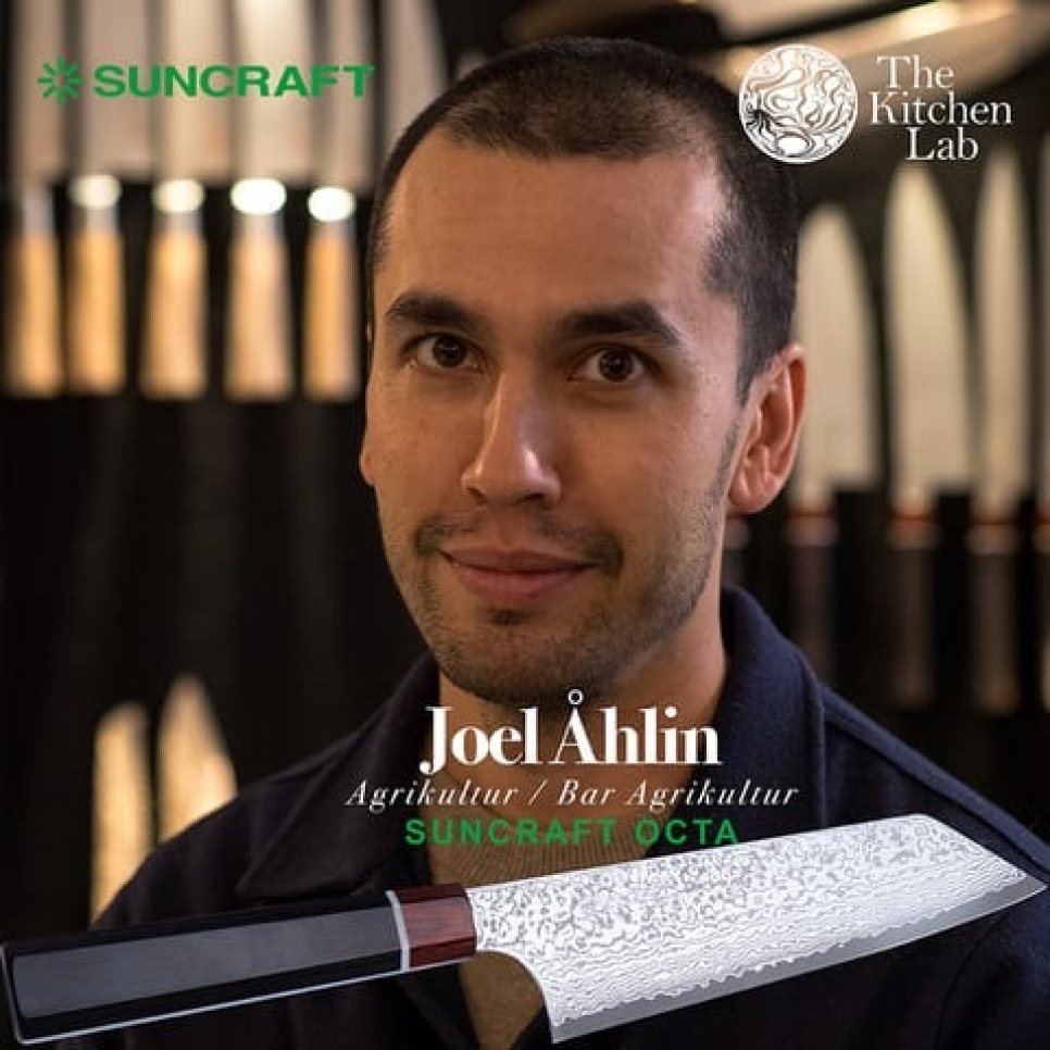 Santoku 14,5 cm, Octa - Suncraft