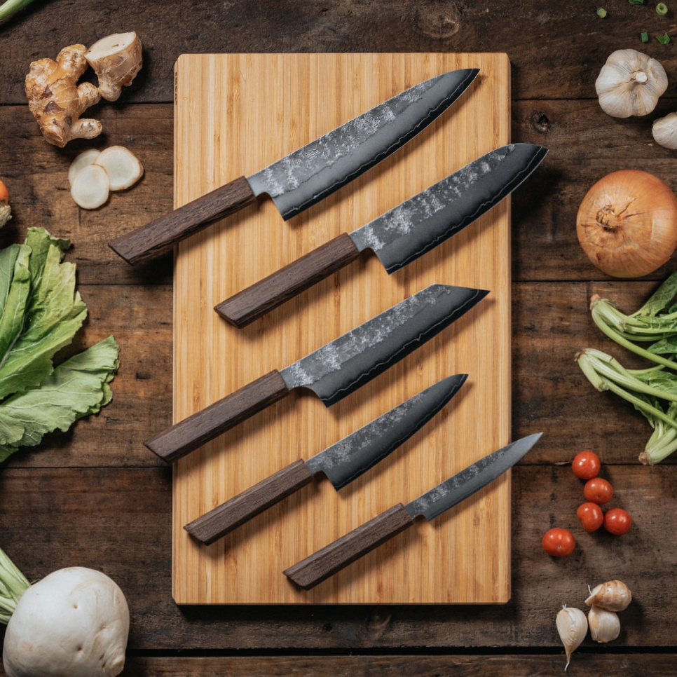 Santoku 16,7 cm, Senzo Retro - Suncraft