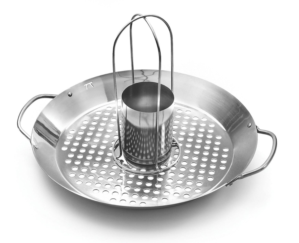2-in-1 grillwok och kycklinghållare i gruppen Grillar, Spisar & Ugnar / Grilltillbehör / Ställningar & hållare hos The Kitchen Lab (1451-12775)