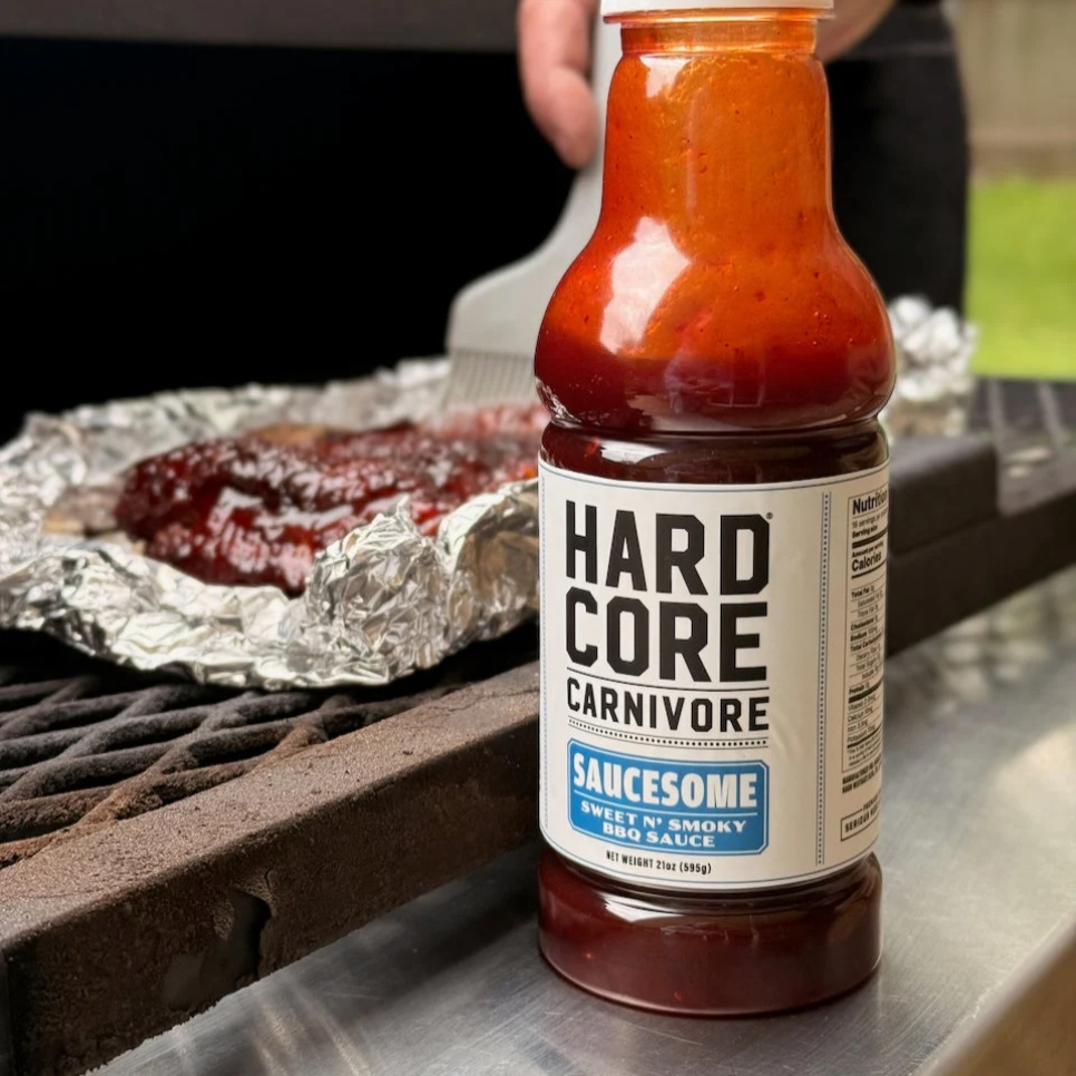 Saucesome BBQ-sås, 595gr - Hardcore Carnivore i gruppen Matlagning / Kryddor & Smaksättare / Kryddor hos The Kitchen Lab (1451-31750)