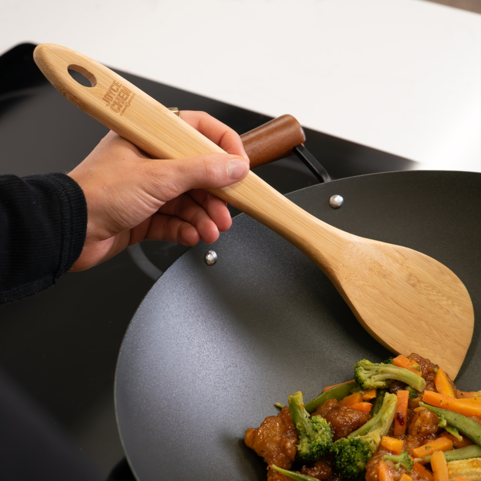 Wokspade i polerad bambu - Joyce Chen