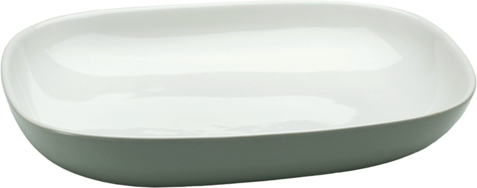 Sopptallrik i stengods, ´Ovale´, ljusgrå i gruppen Dukning / Tallrikar, Skålar & Fat / Tallrikar hos KitchenLab (1466-12193)