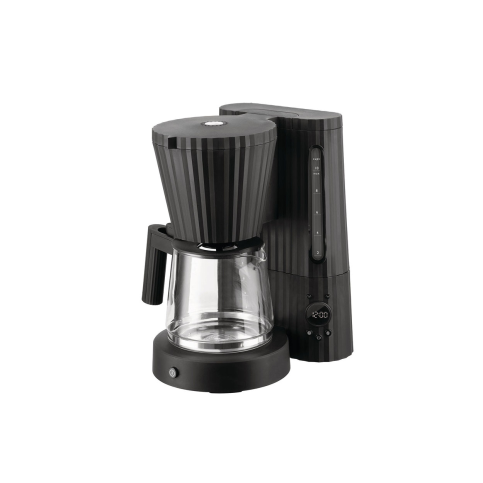 Kaffebryggare, Plissé - Alessi - Svart i gruppen Te & Kaffe / Brygga kaffe / Kaffebryggare hos The Kitchen Lab (1466-29533)