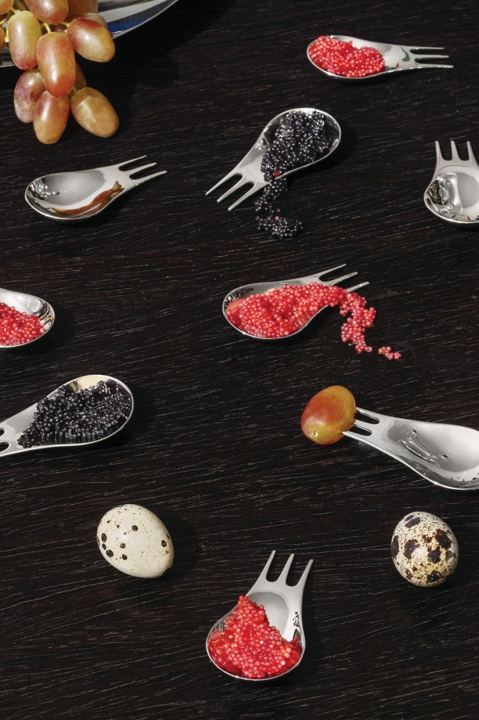 Moscardino, Bestick till Snacks, Tapas och Aperitivo, 4-pack - Alessi