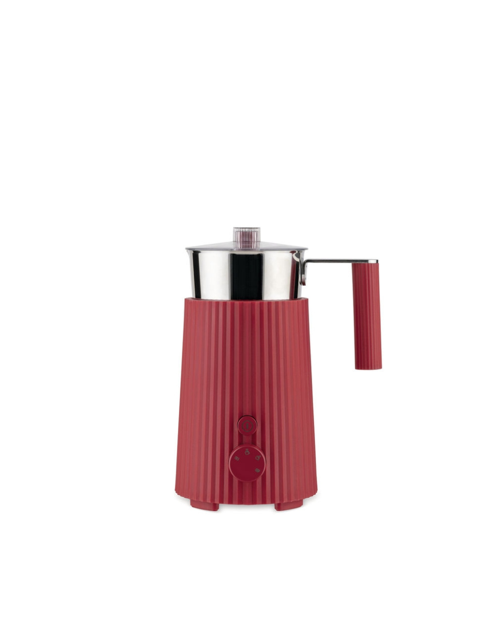 Mjölkskummare, Plissé, Röd - Alessi i gruppen Te & Kaffe / Kaffetillbehör / Mjölkskummare hos The Kitchen Lab (1466-31430)