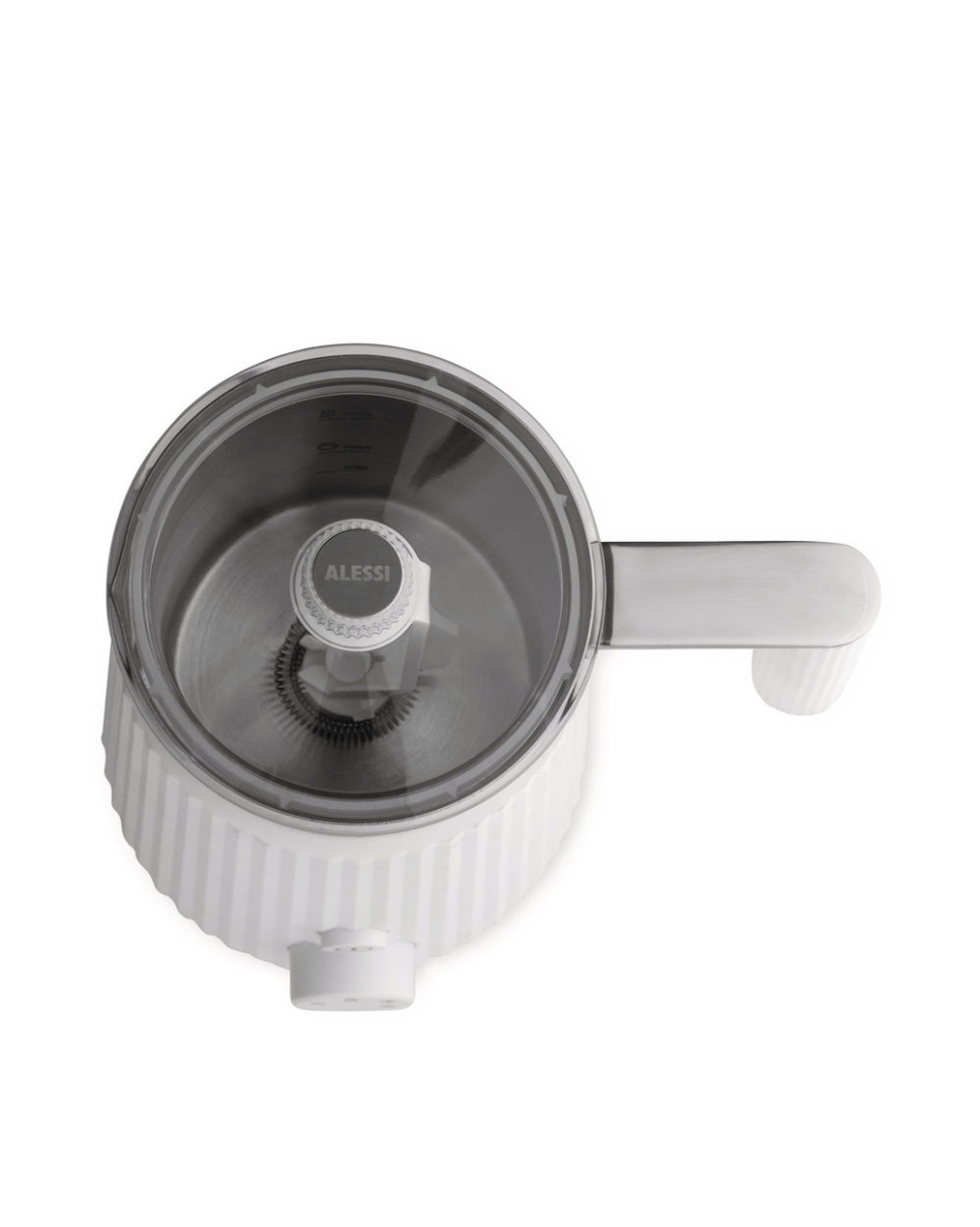 Mjölkskummare, Plissé, Vit - Alessi