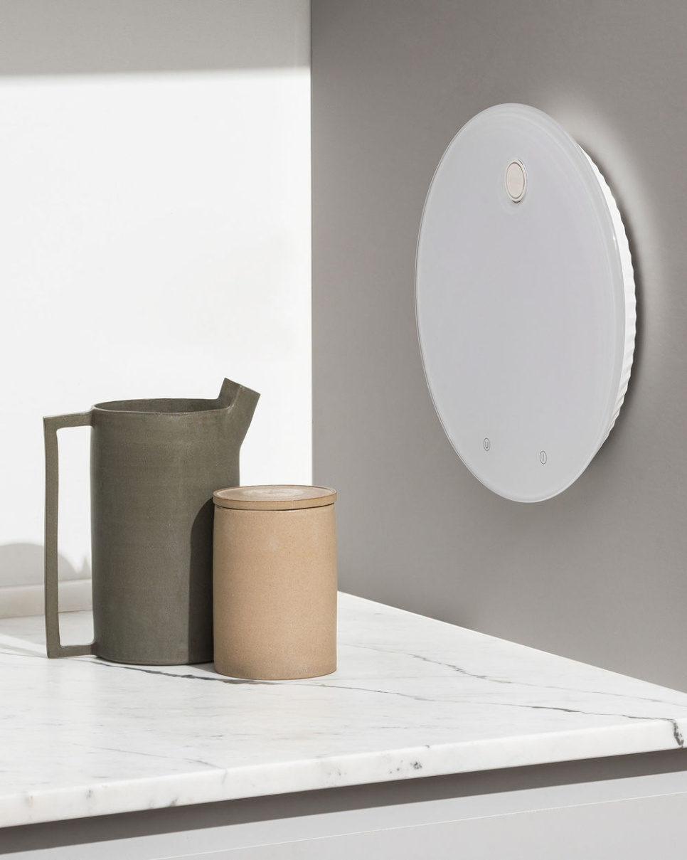 Köksvåg, Plissé, Vit - Alessi