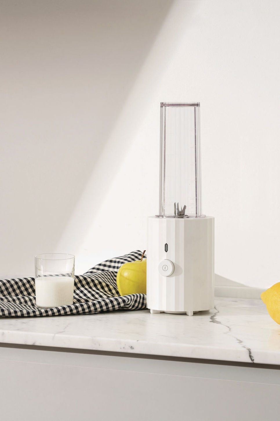 Personal Blender / Minimixer, Plissé, Vit - Alessi