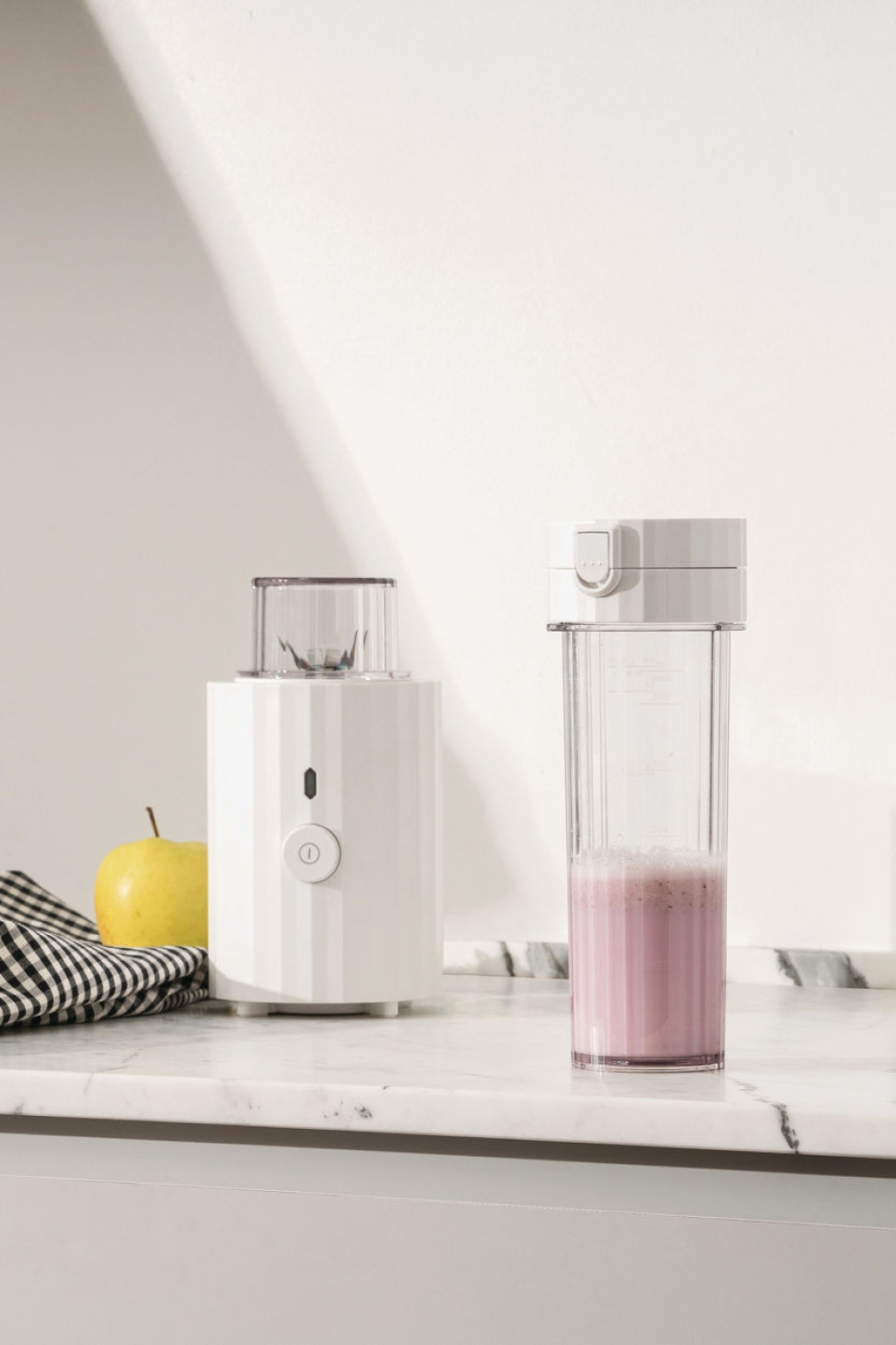 Personal Blender / Minimixer, Plissé, Vit - Alessi