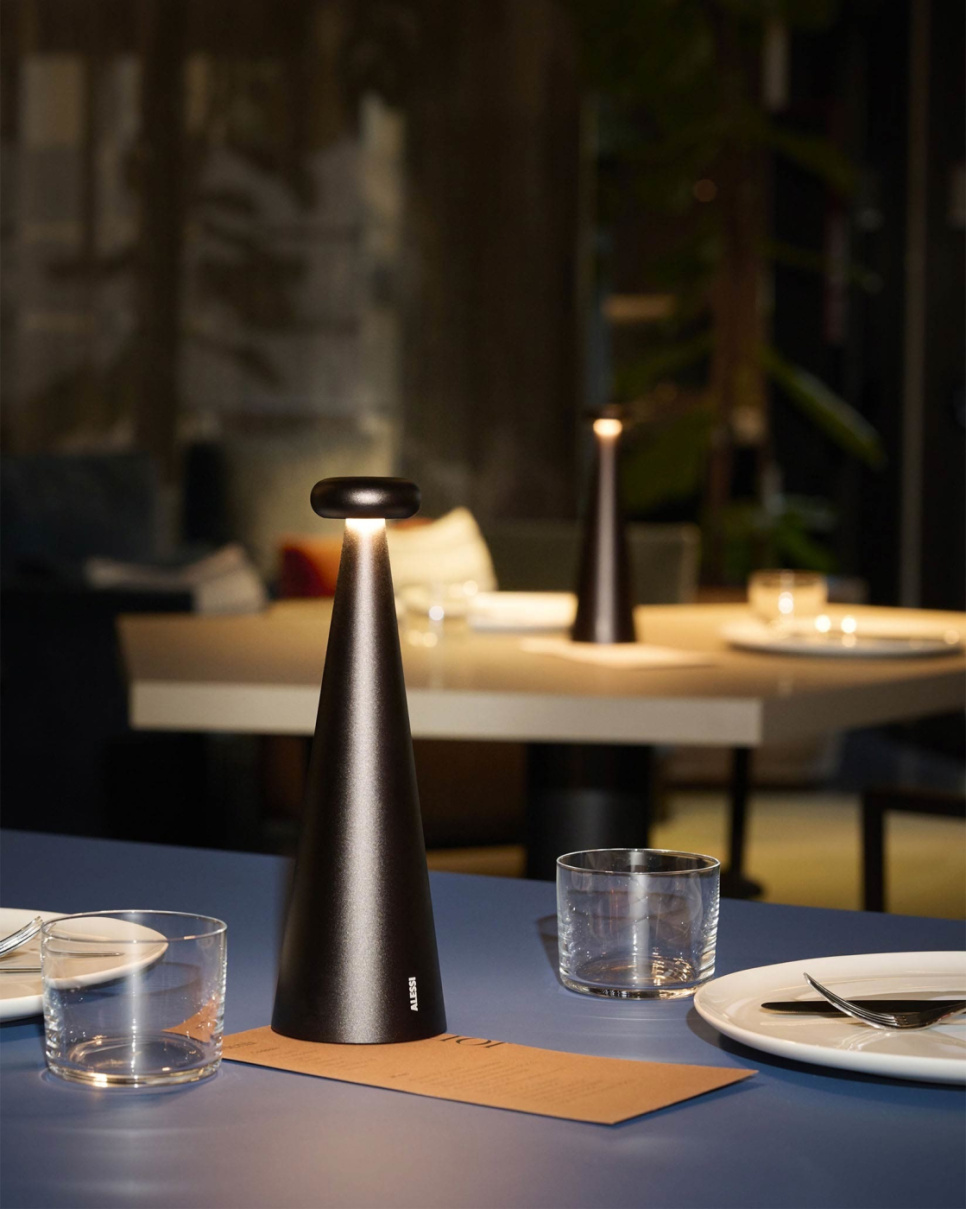 Trådlös bordslampa, Bedin - Alessi