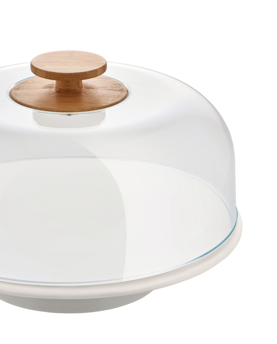 Tårtfat med kupol i plexiglas, Mattina - Alessi