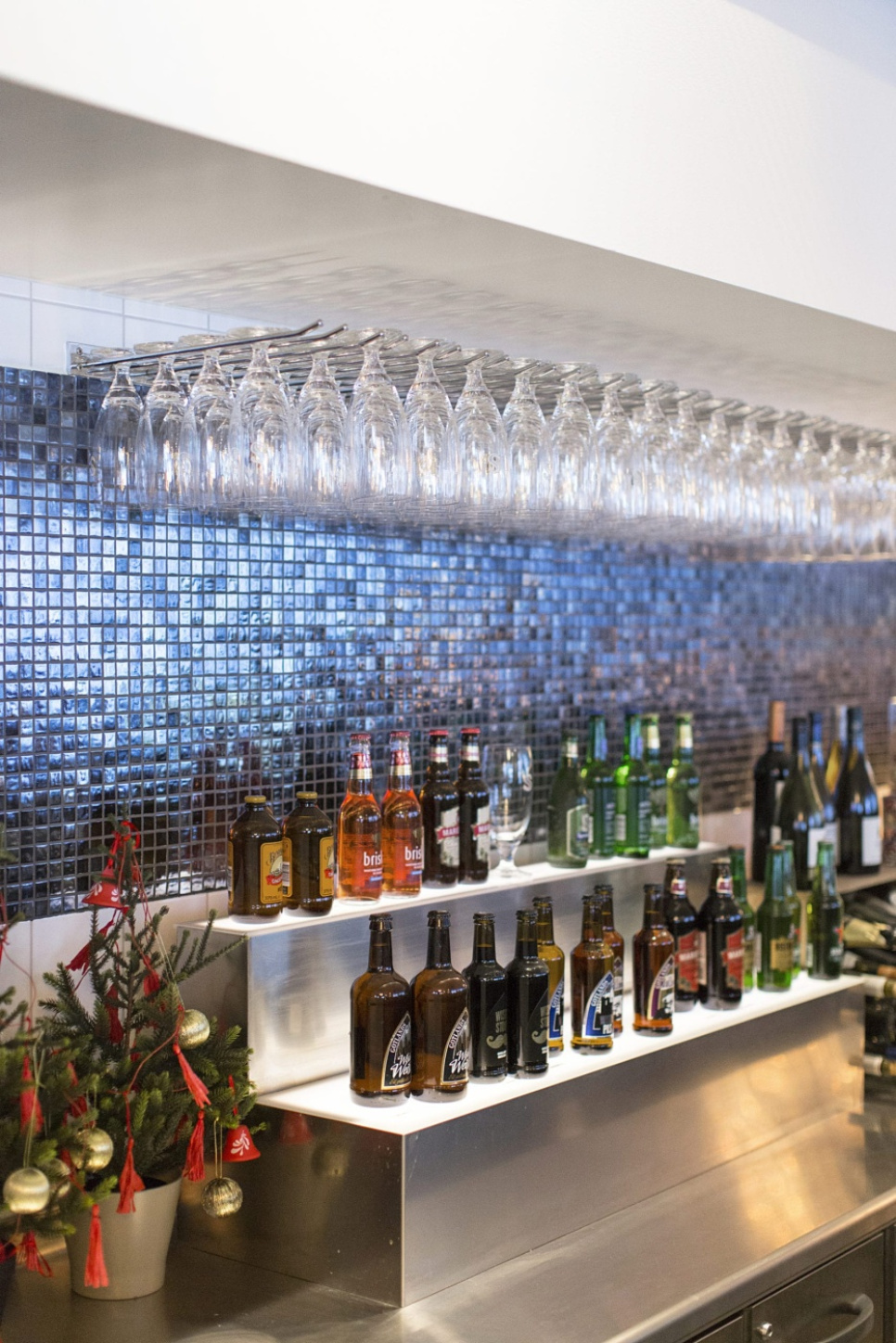 Glashängare för väggmontage - Lido