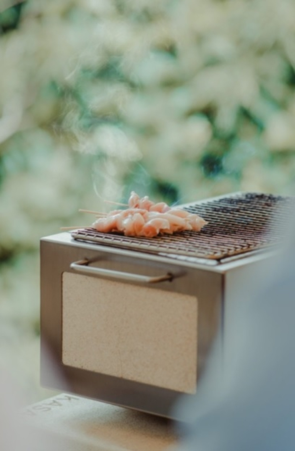 Bordsgrill/Konrogrill med rostfri ram, Little 41 x 27 cm - Kasai