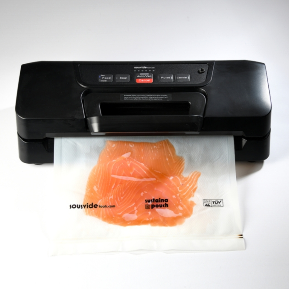 Komposterbara vakuumpåsar till sous vide på rulle, 28 cm x 5 m, 2-pack - SousVideTools Komposterbara vakuumpåsar till sous vide på rulle, 28 cm x 5 m, 2-pack - SousVideTools