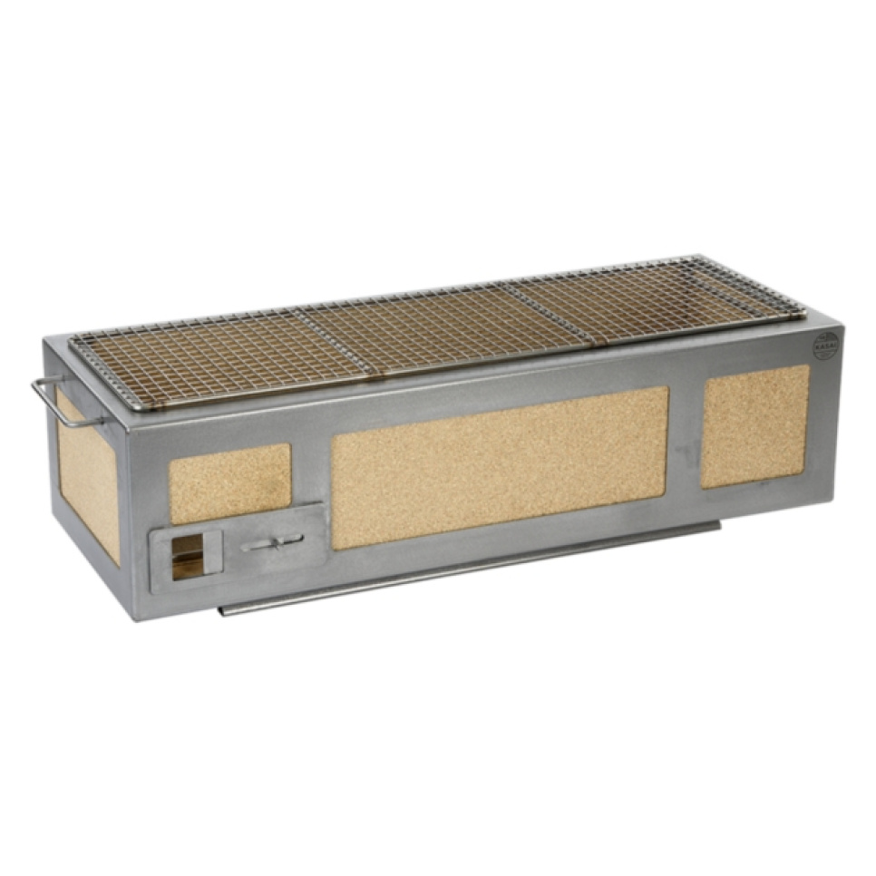 Bordsgrill/Konrogrill med rostfri ram, Long 70 x 26 cm - Kasai Bordsgrill/Konrogrill med rostfri ram, Long 70 x 26 cm - Kasai