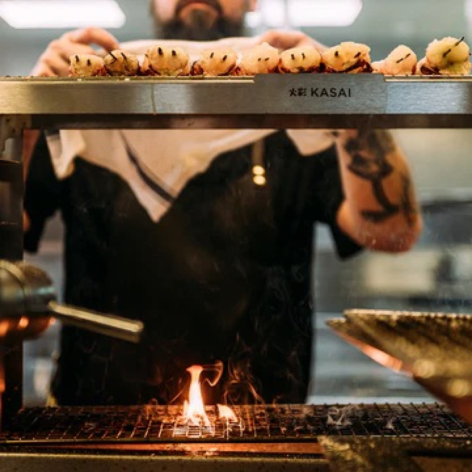 Gallerställning / Robata till Long - Kasai