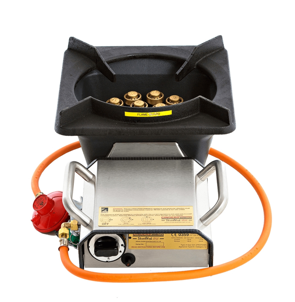 Gasbrännare, StreetWok LP20 - Cinders Gasbrännare, StreetWok LP20 - Cinders