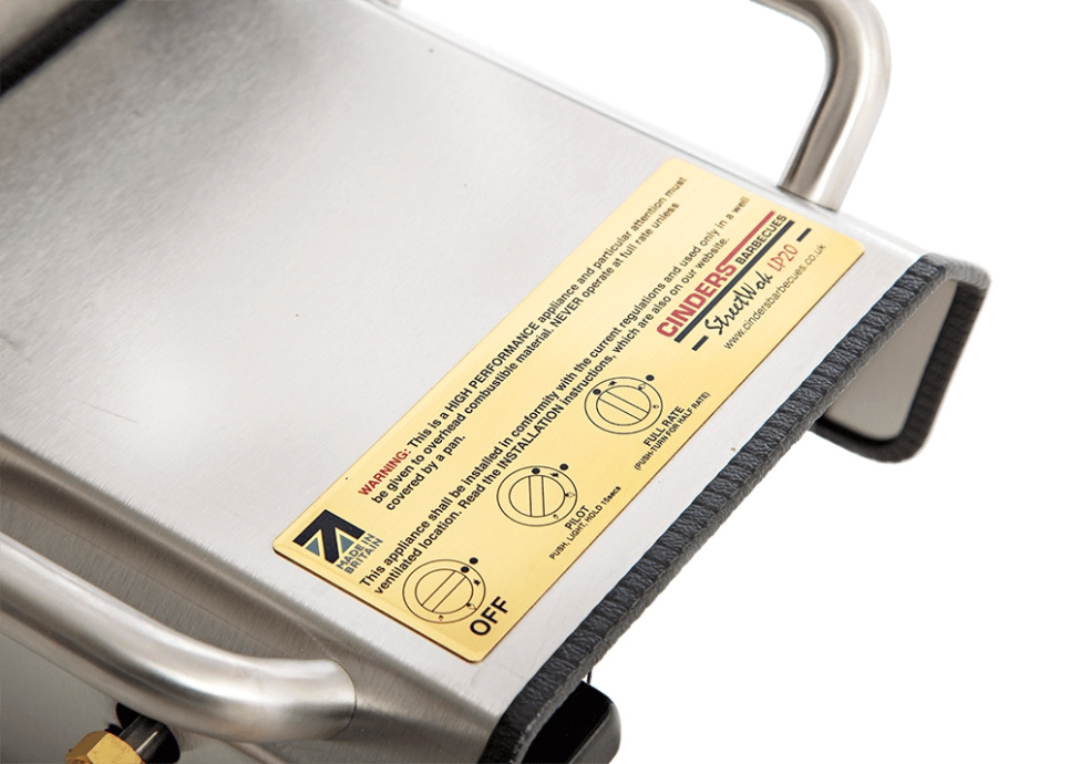 Gasbrännare, StreetWok LP20 - Cinders Gasbrännare, StreetWok LP20 - Cinders