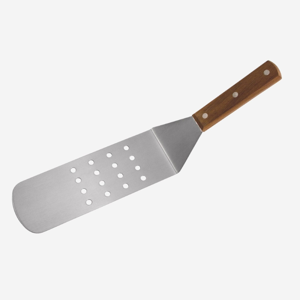 Stekspade med perforerat blad och trähandtag, 36 cm - Östlin i gruppen Matlagning / Köksredskap / Spadar & skrapor hos KitchenLab (1521-14784)