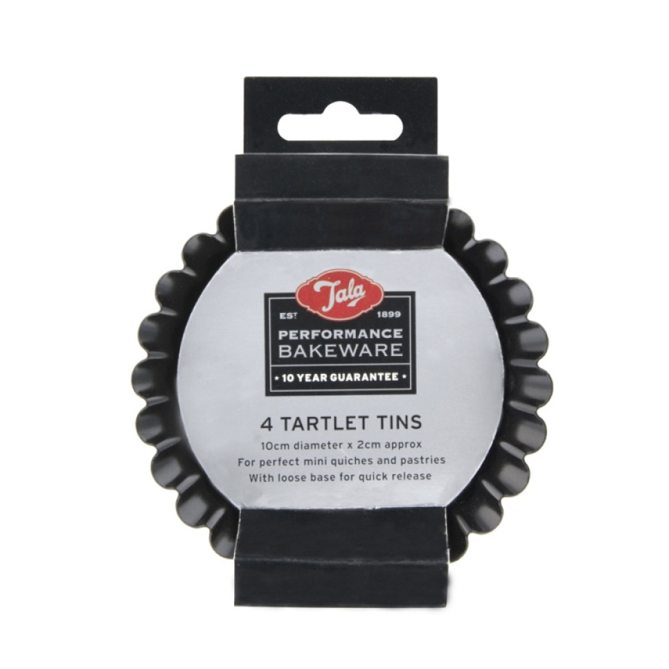 Tartlettform, nonstick, 10cm, 4-pack - Tala i gruppen Bakning / Bakformar / Tartelettformar hos The Kitchen Lab (1524-15079)