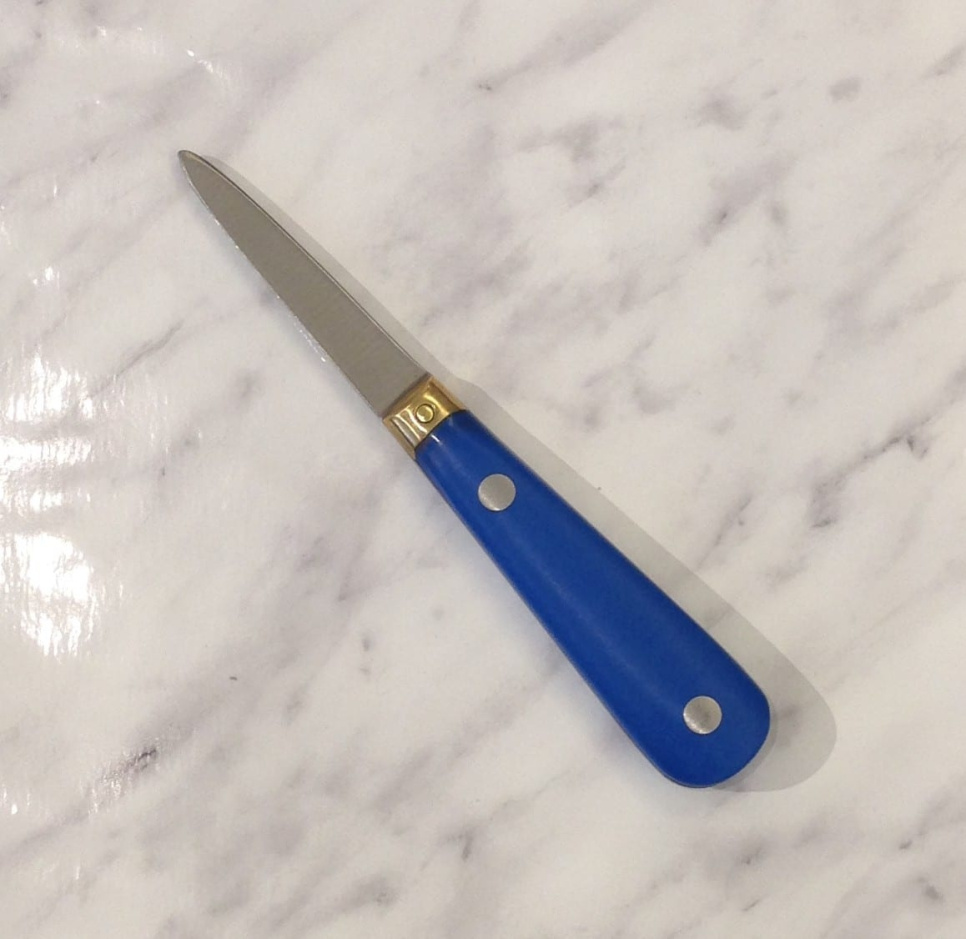 Ostronkniv, blått handtag - Déglon