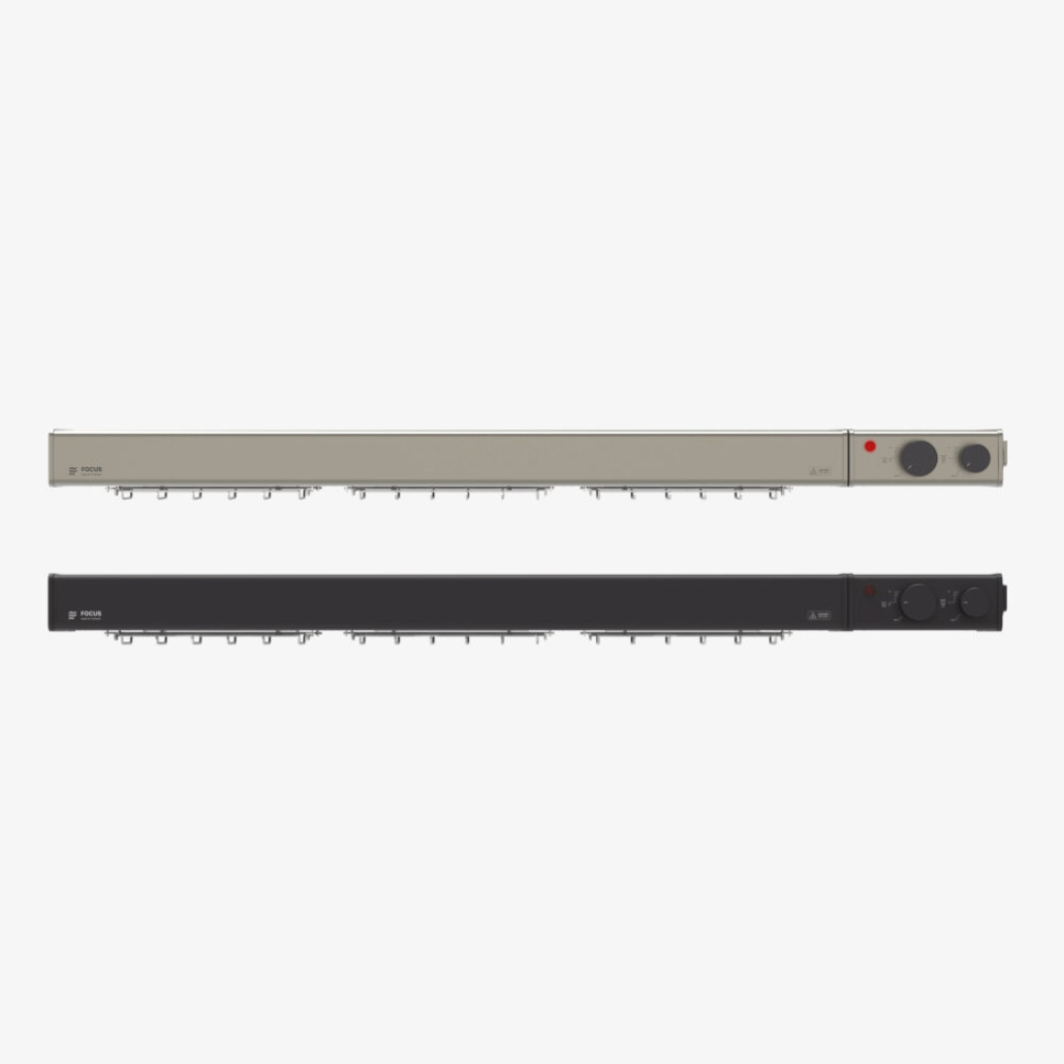 Värmelist Focus 120 Nickel - Stayhot Värmelist Focus 120 Nickel - Stayhot