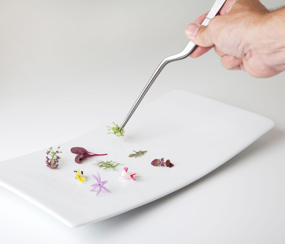 Uppläggningspincett, offset - 100% Chef - 20 cm