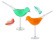 Cocktailglas, fågel, Drink Like A Bird - 100% Chef