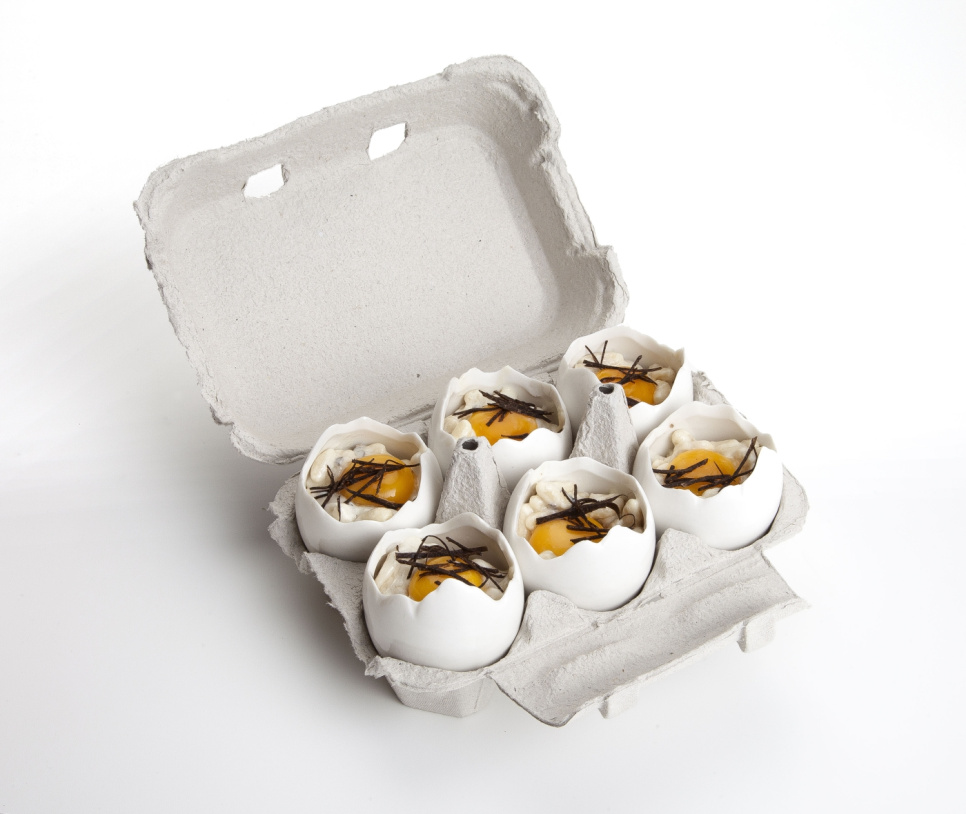 Ägghalvor i ugnsfast porslin, 10-pack - 100% Chef Ägghalvor i ugnsfast porslin, 10-pack - 100% Chef