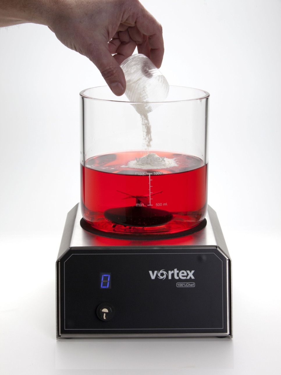 Vortex, Magnetisk omrörare med vakuum - 100% Chef