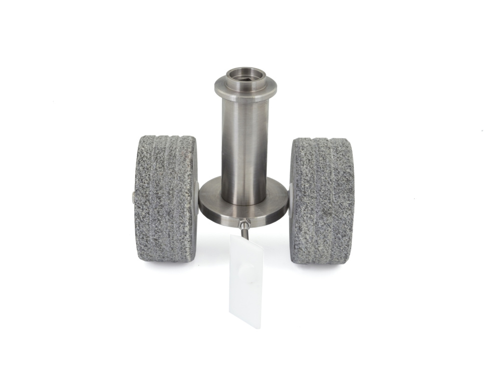 Reservdel i rostfritt stål, 2 paddlar och stenar till Twin Stones Wet Grinder -