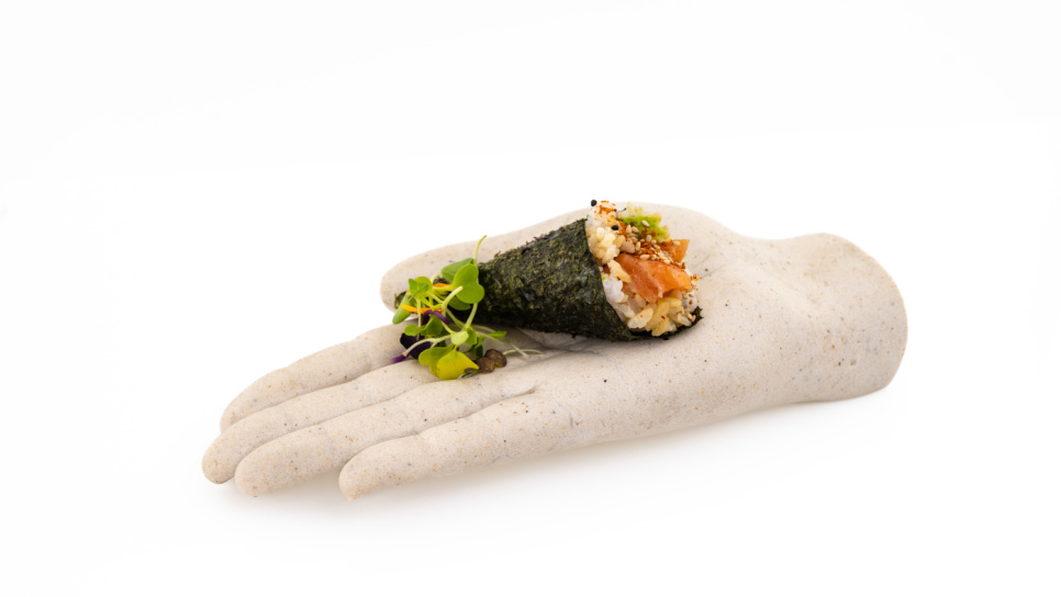 Serveringsfat i marmorimitation, hand - 100% Chef