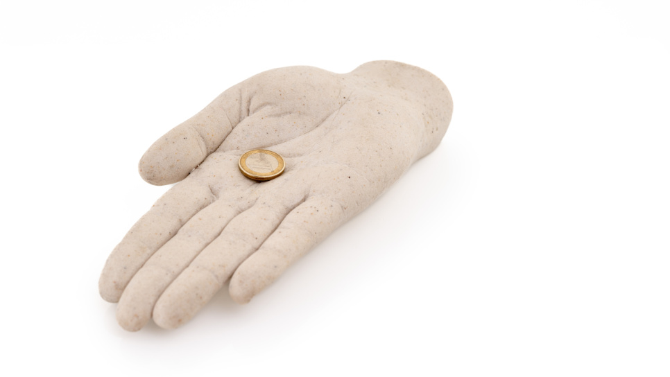 Serveringsfat i marmorimitation, hand - 100% Chef