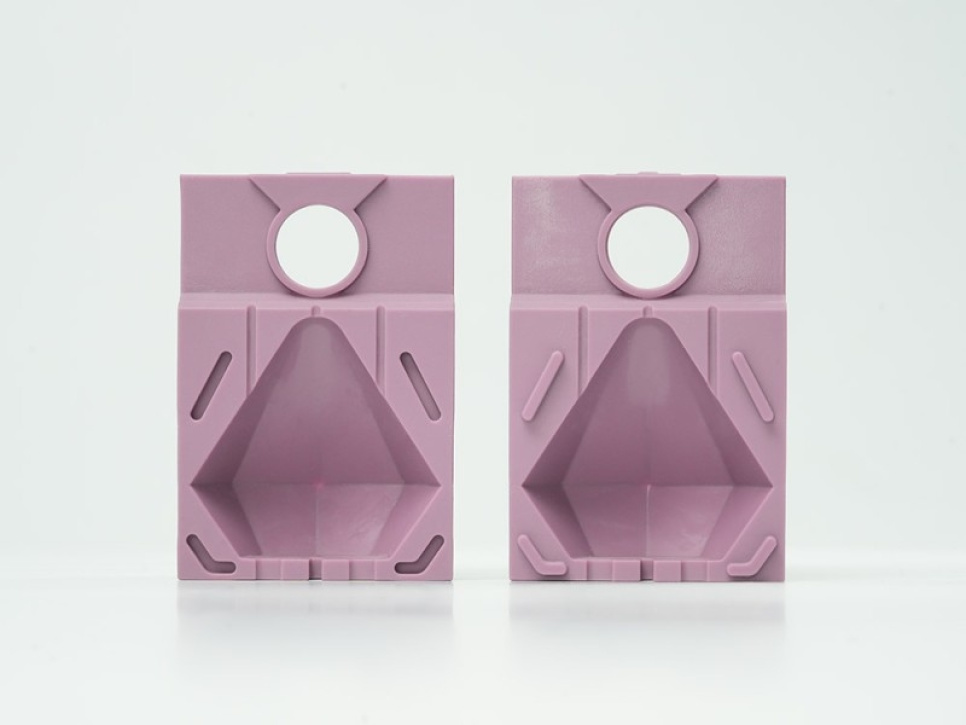 Formset med 30 silikonformar, 6 x 5 cm Diamant till Alinia klarismaskin - 100% Chef