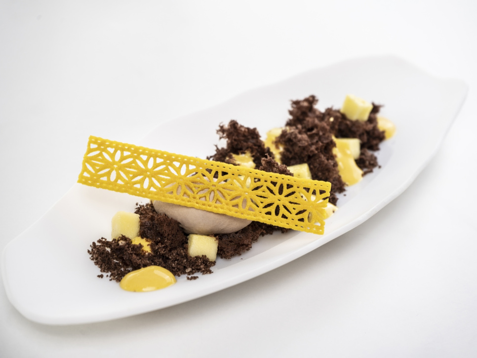 Silikonform för Tuile, Arabesk - 100% Chef