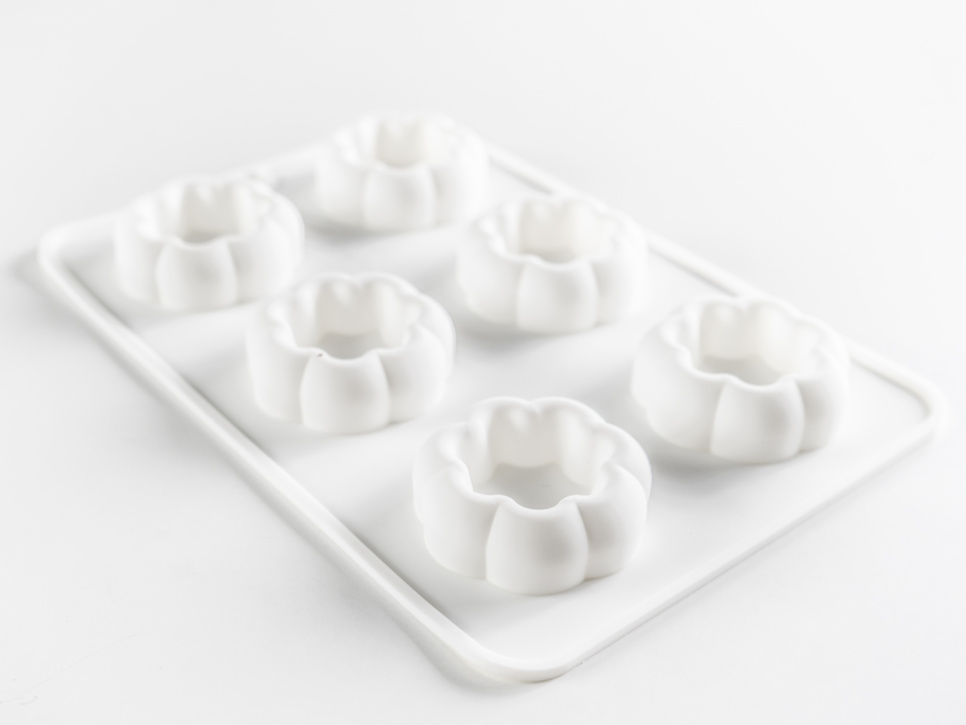 Silikonform för dekor, Blomsterskål - 100% Chef