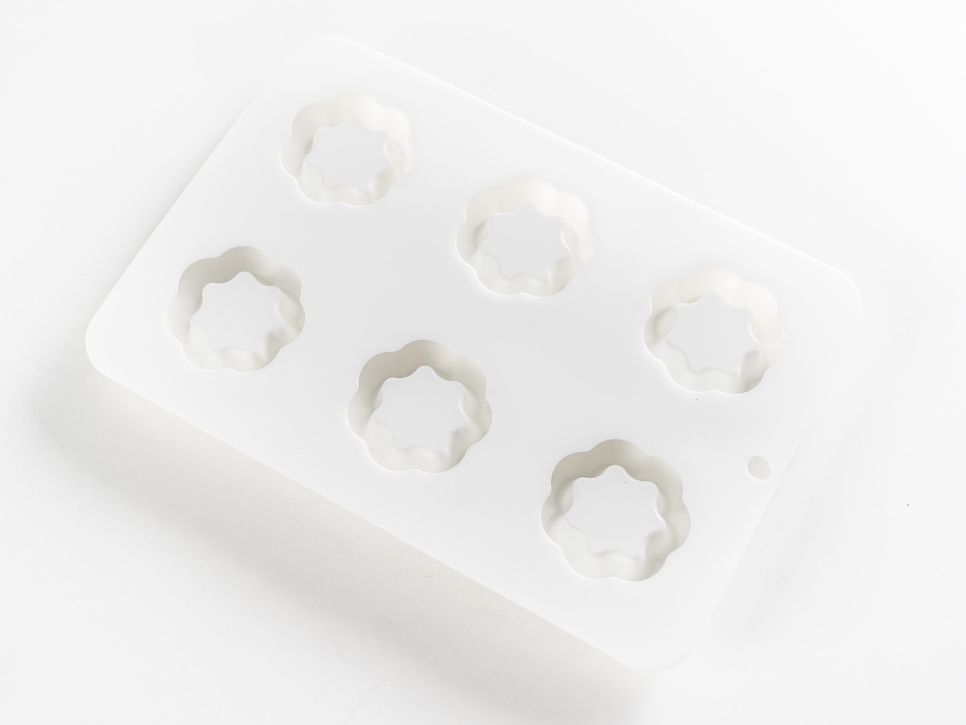 Silikonform för dekor, Blomsterskål - 100% Chef